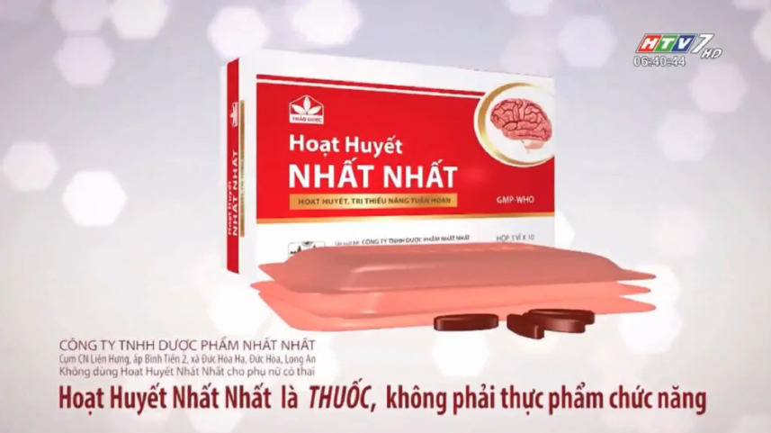 TVC advertising sample for Hoat Huyet Nhat Nhat product